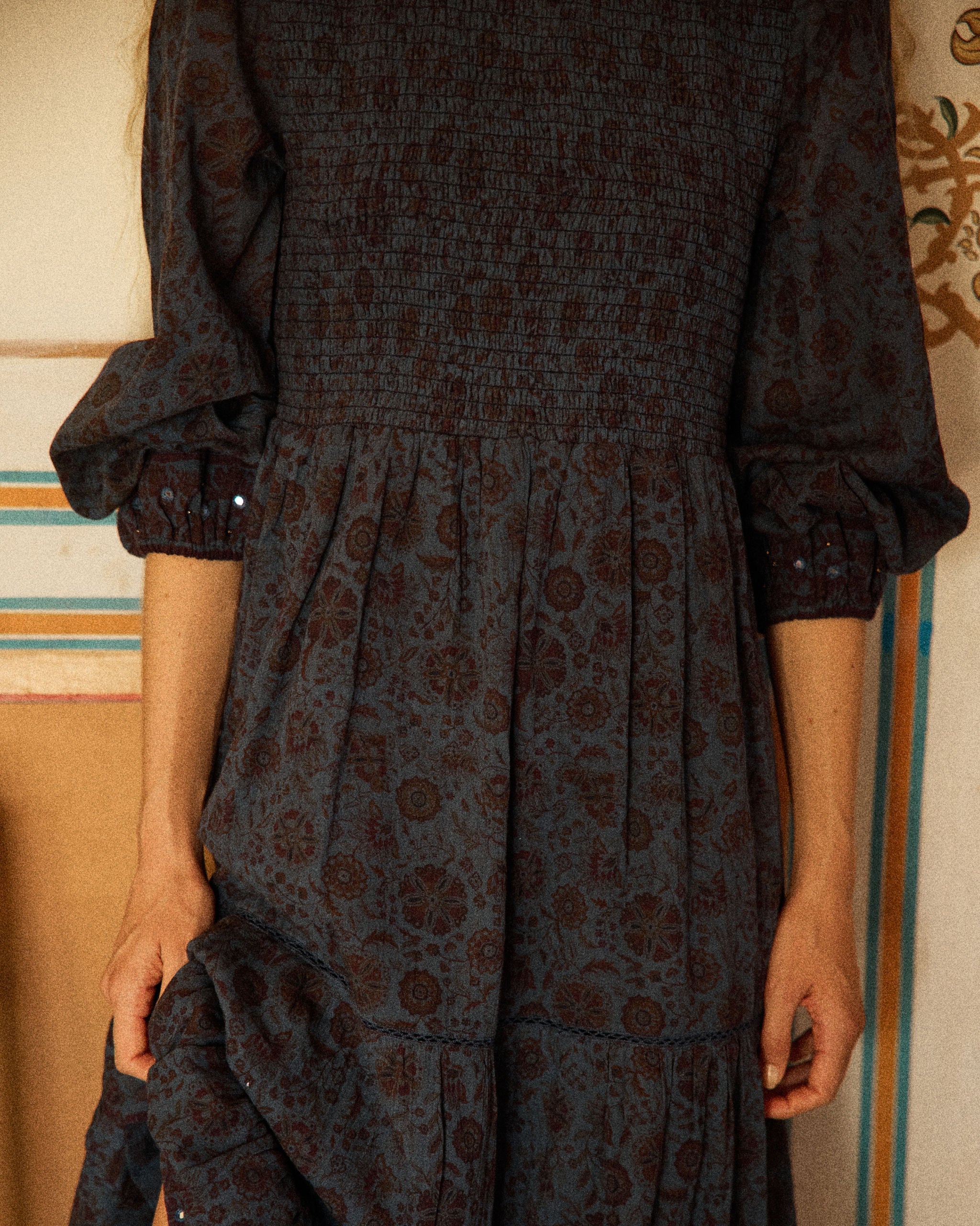 Delphine Smocked Dress