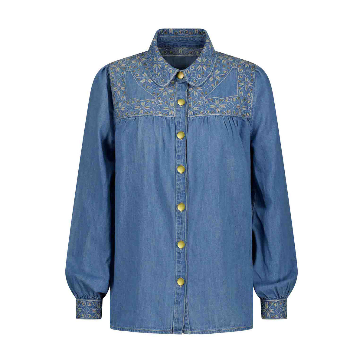 Dahlia Denim Blouse